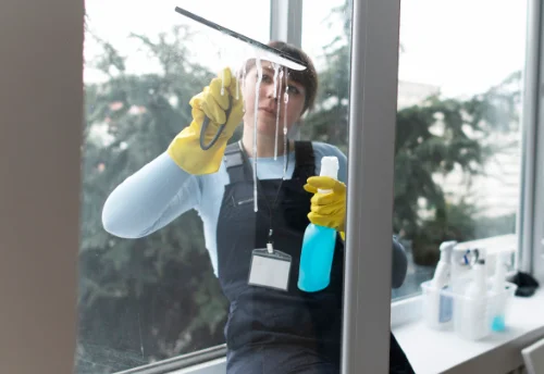 Nettoyage de vitres intérieures et extérieures au Grez